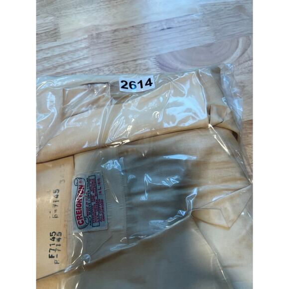 Vintage Creighton USN Regulation Uniform Button Up Shirt Short Sleeve Large JL - Picture 11 of 11